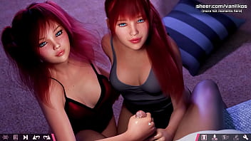 Double Trouble Homework – Fiery Redhead Stepsisters With Juicy Big Asses Take Turns On Stepbro’s Hard Cock | Hottest Gameplay Moments | Part 12