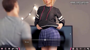 Hot 18yo Blonde Teen Gf Rides Her Boyfriend’s Thick Cock For Double Homework Fun | Sexiest Gameplay Moments #17