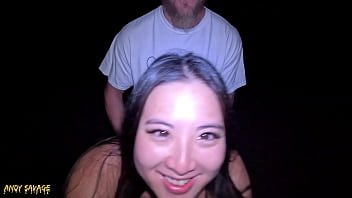 Public Beach Blowjob And Pussy Feast – Late Night Pleasure Adventure