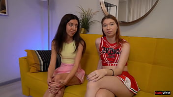 Foursome Fantasy – Naughty Courier Joins Amateur Porn Shoot For Double Facial Fun