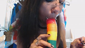 Rainbow Cock Pov Blowjob