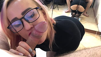 Glasses-wearing Student’s Intimate Lesson Ends With A Facial Surprise