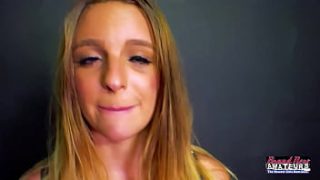 Slow And Sensual: Busty Blonde Stella Savors Every Inch Before Swallowing A Huge Load