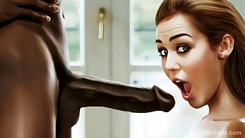 Interracial Cartoon Blowjobs – White Babes Crave Bbc