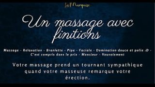 Sensual French Massage With A Mouthwatering Blowjob Finale