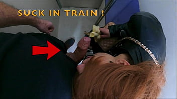 Horny Housewife Gives Steamy Blowjob To Stranger On A Train!