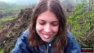 The Most Dangerous Public Blowjob Ever On An Erupting Volcano – Pov