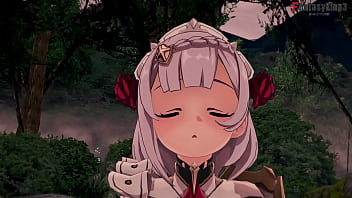 Intense Genshin Fantasy: Noelle’s Devoted Service