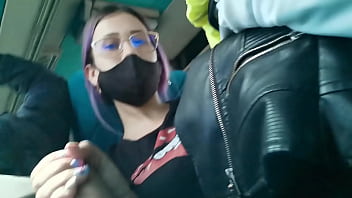 Sultry Latina Pleasures Her Man With A Stealthy Public Blowjob On A Bus From Bogota To Medellin