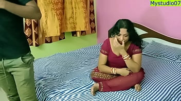 Unhappy Indian Bhabhi Teaches Small Cock Boy How To Please Her