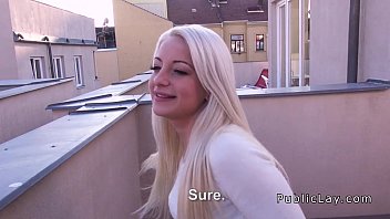 Rooftop Bj With A Blonde Babe Pov
