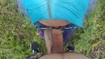 Public Park Passion: Naughty Student’s Oral Surprise