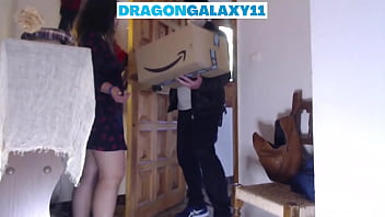 Amateur Delivery Man Gets Surprise Blowjob