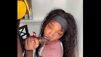 Deep Throat Devil Keisha Minaj Gobbles Her 11-inch Stepbrother’s Massive Cock (intense Creampie Finish)