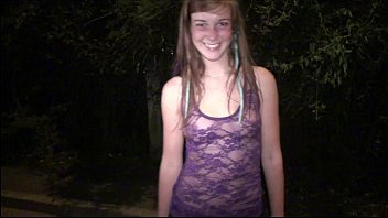 Sizzling Blonde Teen Alexis Crystal’s Debut Public Gangbang