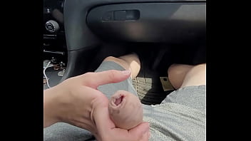 Roadside Pleasure: Public Car Handjob And Mouth-filling Cumshot Blowjob