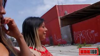 Sizzling Spanish Senoritas Share A Steamy Public Threesome