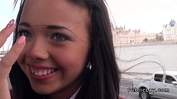 Naughty Brunette Student Gets Public Fuck In Homemade Pov