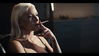 Pov Horny Blonde Zazie Skymm In Sexy Top Gives Smokey Blowjob And Rides Big Cock While Smoking