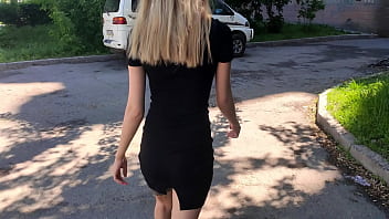 Stairway Seduction: Deep Throat Delight In Public