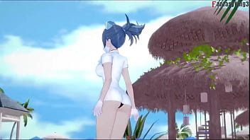 Valentine’s Naughty Nurse Bikini Footjob And Blowjob Fantasy | Skullgirls Pov Full Movie