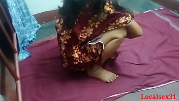 Sizzling Desi Village Bhabi In Red Saree Gets Hardcore Fuck – Official Localsex31 Video