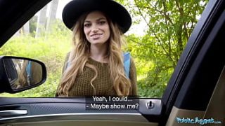 Public Agent Busty Hitchhiker Nicole Rae Takes On A Huge Cock In Public Pov Blowjob