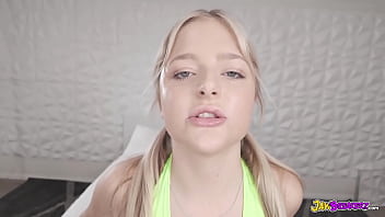 Mind-blowing Blonde Teen Takes Massive Bbc In Her Mouth