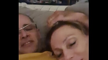 Late Night Pleasure: Aline’s Handjob For Flávio Before Bed