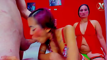 Excessive Saliva Dripping During Intense Deep Throat Action