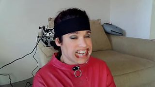 Wife’s Head Locked In A Fucking Machine For The Ultimate Blowjob Experience