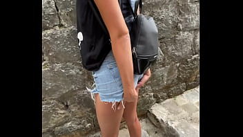 Tall Skinny Brunette Teen Flashes Her Natural Tits In Public – Risky Deepthroat Blowjob And Sloppy Doggystyle Fuck