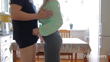 Hard Kitchen Table Fuck Leaves My College Roommate Screaming With Multiple Orgasms