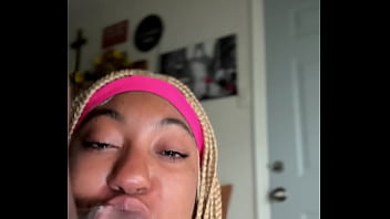 Sneaky Stepsister Facetime Blowjob Request