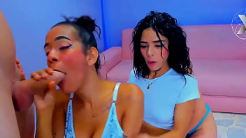 Eager Sluts Queue Up For A Taste Of Their Classmate’s Hard Cock