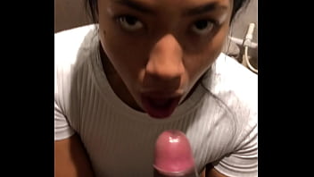 Naughty Blowjob In My Best Friend’s Bathroom – Amateur Couple’s Secret Session