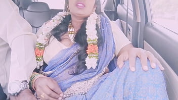 Hot Indian Road Trip: Seductive Tourist Aunty Gets Wild With Driver In Telugu