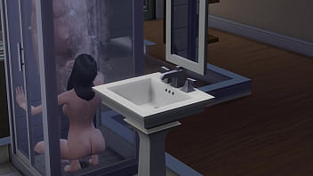 Half An Hour Of Wet, Wild Shower Blowjobs