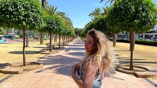 Park Deepthroat Delight: Public Piss Slut’s Midday Facial & Gagging Fuck Fest