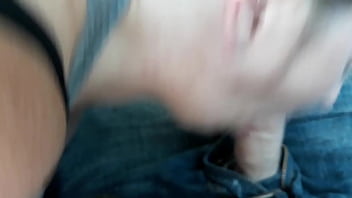 Office Vixen’s Secret Car Blowjob