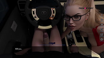 Dreams Of Desire: Aby Devours Alex’s Load In A Steamy Car Encounter