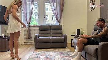 Naughty Wife’s Secret Affair: Steamy Footjob And Blowjob With Husband’s Best Friend