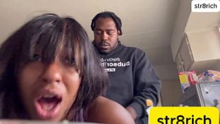 Deep Throat Delight: Hood Babe Takes It All