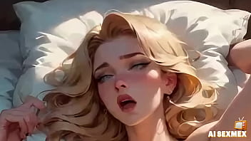 Intense Virtual Encounter: Blonde Bombshell’s Mind-blowing Orgasm And Deep Throat Action