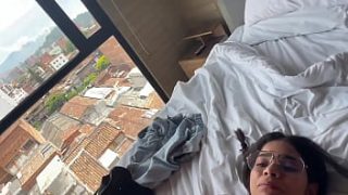 Sensational Colombian Milf With Voluptuous Curves Delivers Intense Blowjob And Deep Throat In Rough Casting Ride