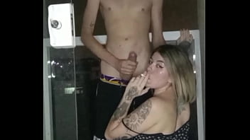 Smoking On The Balcony With A Blonde Giving Me A Relaxing Blowjob