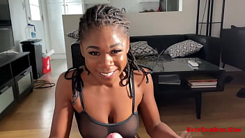 Sloppy Pov Blowjob With Ebony Babe Hazel Grace