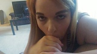 Cosplay Blowjob With A Mouthful Of Cum