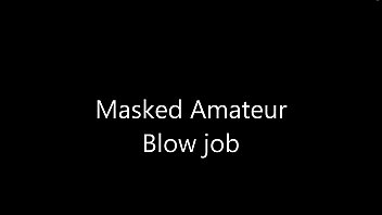 Masked Amateur Babe’s Sensual Blowjob
