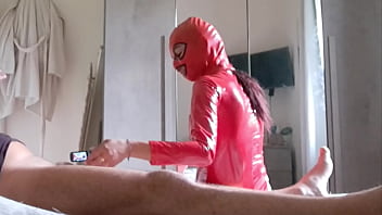Latex-clad Milf Delivers Intense Blowjob And Eagerly Swallows Every Drop
